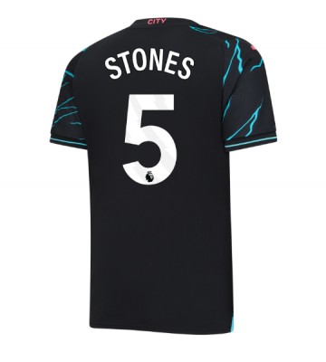 Manchester City John Stones #5 Koszulka Trzecich 2023-24 Krótki Rękaw